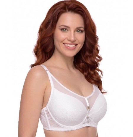 3967-1 C Дантелен сутиен с лята чашка C и банели - Stil-MM
